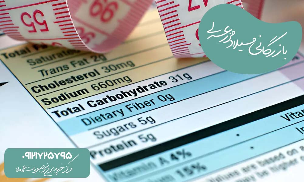 نحوه خواندن برچسب مواد غذایی